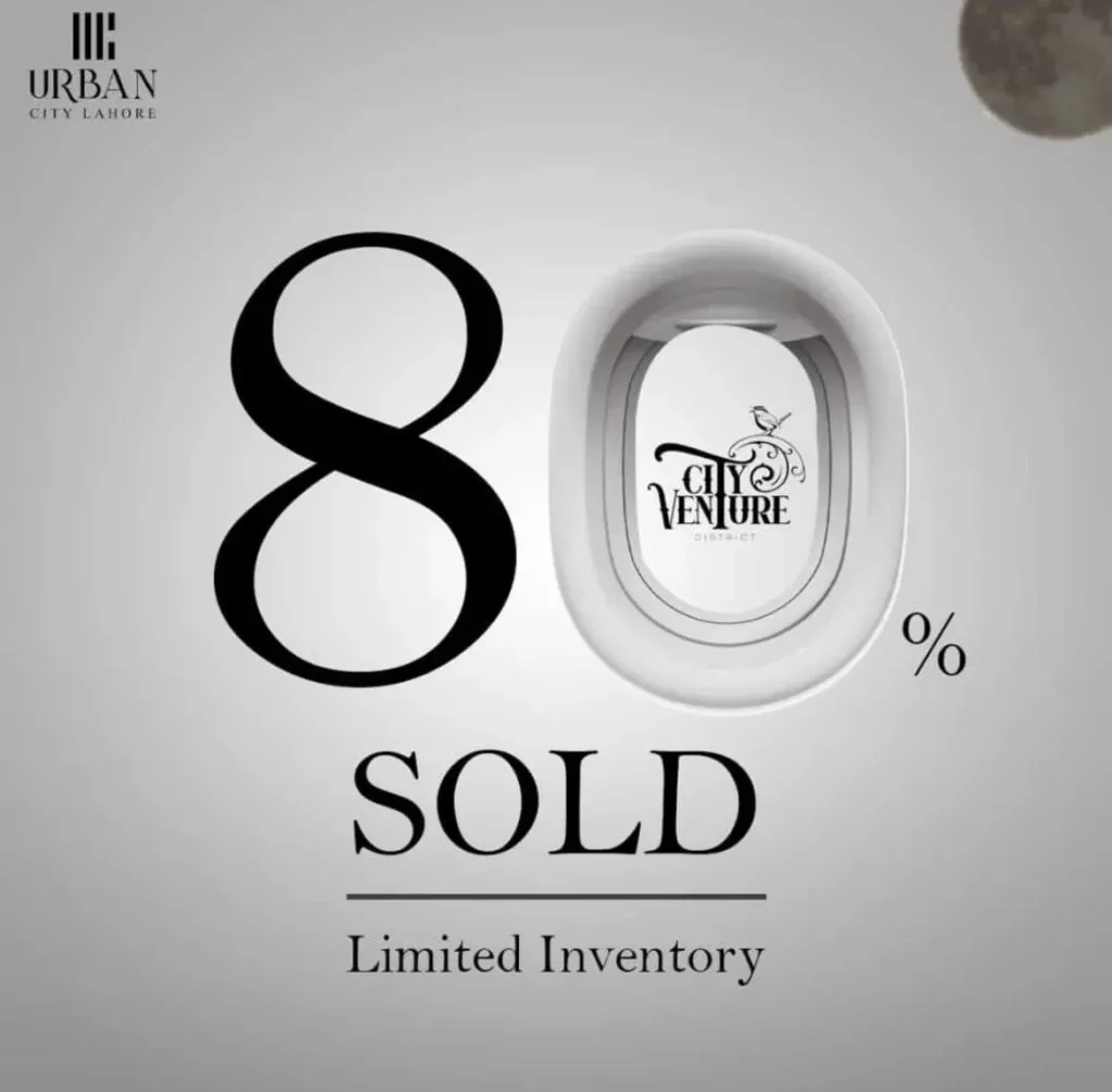 City-Venture-Block-80-Inventory-Sold Urban City Lahore